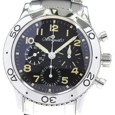 Breguet Aeronaval tipo XX 3800 cronografo quadrante nero automatico uomo_817294