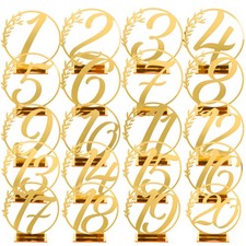  20 Pcs Numeri Per Tavoli Ristorante Segni Del Numero Della Tabella
