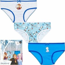 Disney Frozen 2 Mutandine Bambina 3 Pezzi – Cotone – Anna Elsa Olaf 92/98