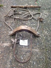 4493 VECCHIO GIOGO LEGNO SINGOLO ARATURA CAMPI ATTREZZI CONTADINI D’EPOCA