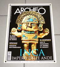 Rivista ARCHEO n. 177 "Inca, Impero delle Ande" - De Agostini - Novembre 1999