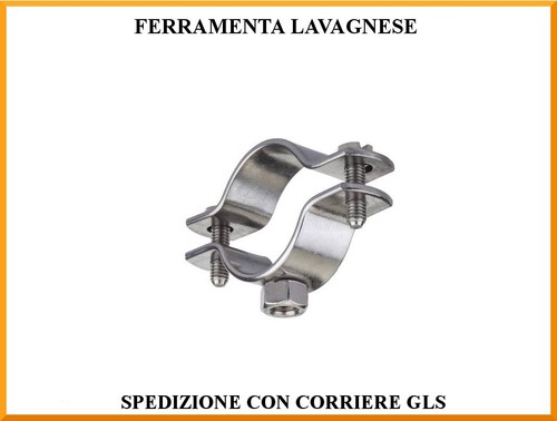 Collare fermatubo acciaio inox