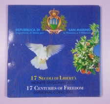 SAN MARINO Serie Annuale Monete 2001 Mint Set - con 5000 lire in argento