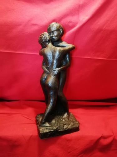 Amanti scultura bronzo - -,
