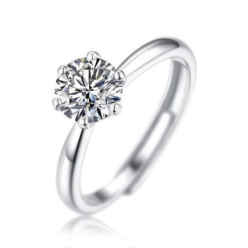 Vero moissanite anello di - 2, kt