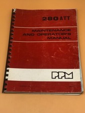 Maintenance And Operator’s