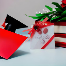 Bomboniera laurea scatola con