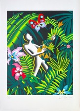 Mark KOSTABI  La musica della foresta 2000 litografia originale firmata