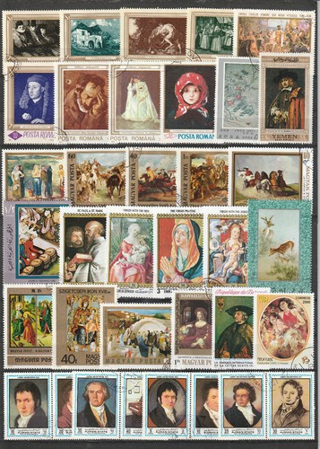 Arte lotto francobolli - di,