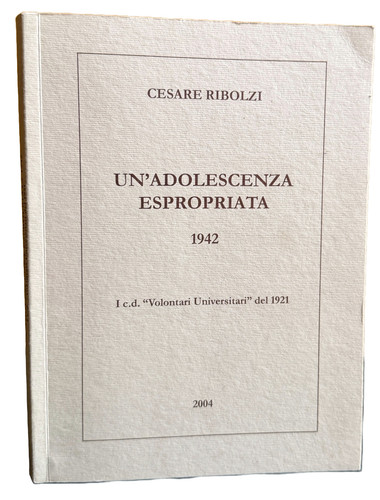 Cesare ribolzi adolescenza - cesare, un'adolescenza