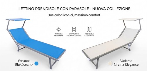 Lettino prendisole sdraio - lettino,