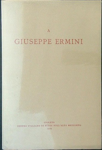 Giuseppe ermini aa vv - giuseppe,
