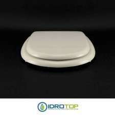 Copriwater Cesame  ARETUSA BIANCO Cerniera Oro-Sedile-Asse Wc