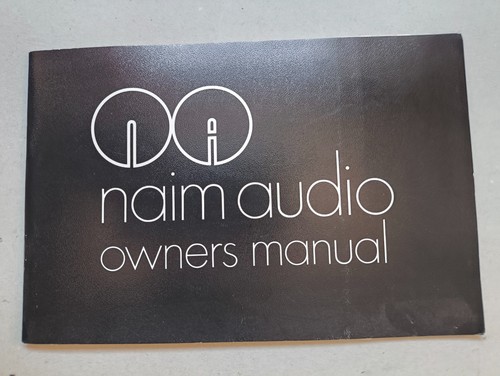 Manuale proprietario naim - manuale,