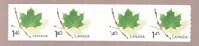 2003 Canada Sc# 2010i - $1,40 foglia verde acero. francobolli a bobina con grondaia. MNH