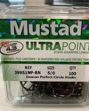 Mustad 39951NP-BN-5/0-100U