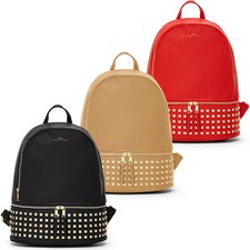 Zaino donna TWIG OKIN pelle PU borchie fashion zainetto urban casual rock