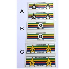 Fasce tubo sella Guerciotti 3 scelte vintage retrò ciclismo un paio a vendita