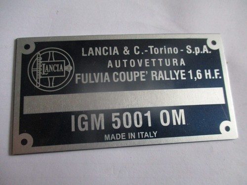 Targa lancia - targa,
