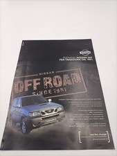 Clipping Ritaglio Pubblicità Advertising 2001 NISSAN TERRANO 4x4 Sei the Change