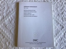Libretto Istruzioni IWC Ingenieur Chronograph 3725 IWA16495/03.05/5.0