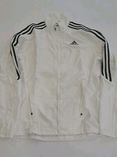 adidas Marathon Reflectivity Running Jacket White Taglia S Usata