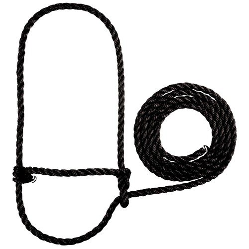 Weaver pelle nero poli - pelle, corda
