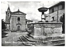 PERUGIA (062) - BETTONA Piazza Garibaldi e Chiesa S. Crispolto - FG/Vg 1961