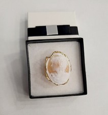 Anello artigianale in Argento Cammeo originale regolabile