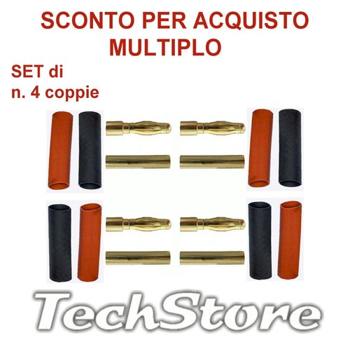 Set 4 coppie connettori - 4,