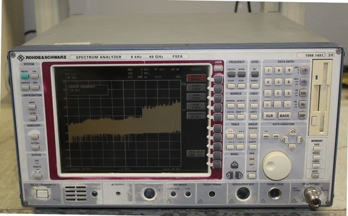 Rohde schwarz fsek spectrum - rohde,