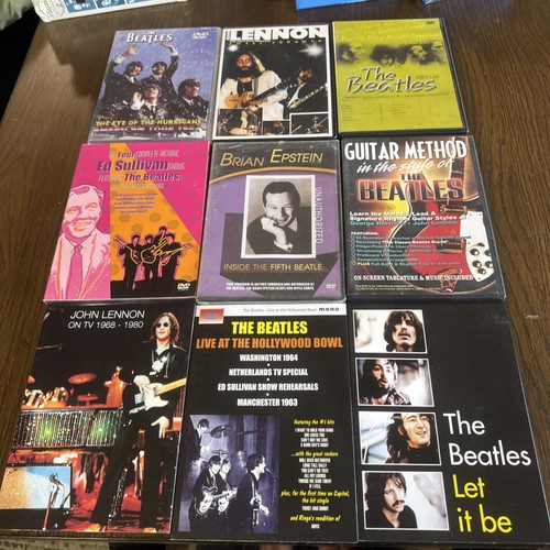 Lot nine beatles dvds - of, 3