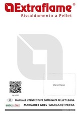 Manuale d'uso utente caldaia pellet Nordica Extraflame Margaret