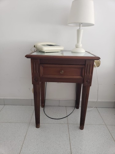 Comodino legno stile - legno,