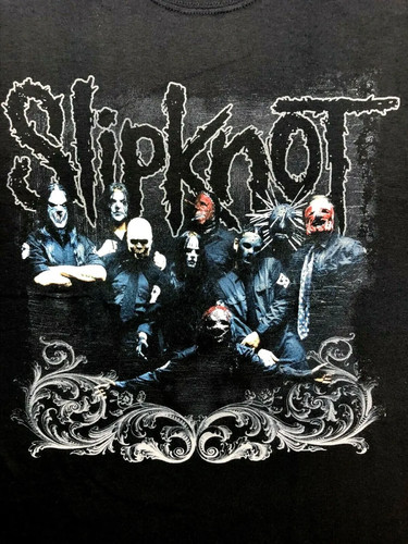Shirt slipknot band - t-shirt, nera