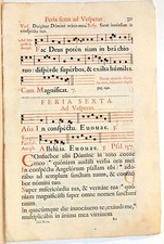 Stampa antica ANTIFONARIO