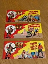 STRISCE TEX I° SERIE N° 1-2-3 ANASTATICHE SUPPLEMENTO RADIOCORRIERE TV PERFETTE