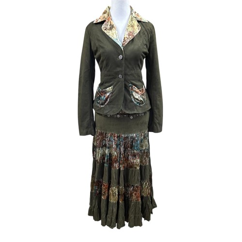 Set blazer gonna velluto - , a
