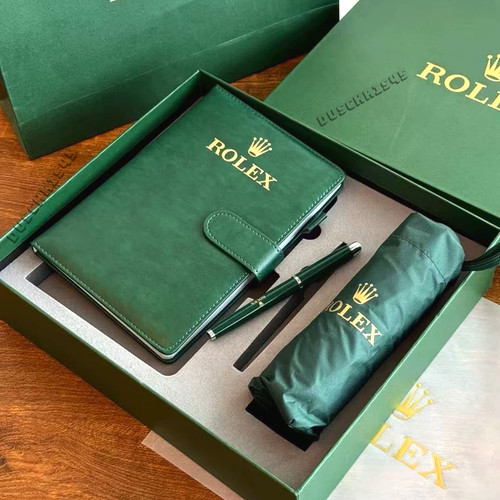 Rolex luxury writing set - writing, green
