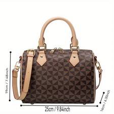 Borsa a cuscino vintage Boston per donne alla moda