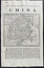Moll - Mappa della Cina. 116 - 1723 Geografo completo