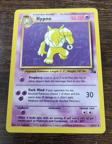 Pokemon fossil hypno non - pokemon,