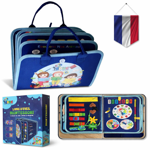 Busy book montessori - book,