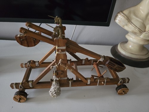 Catapulta romana legno - in,
