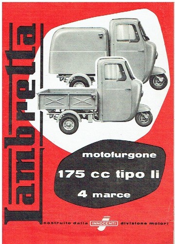 Lambretta 175li motore furgone - lambretta,