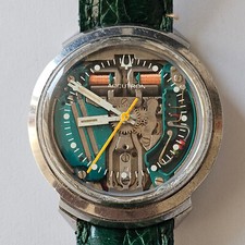 BULOVA-ACCUTRON-SPACEVIEW-ANSE PARTICOLARI-CAL.214-ACCIAIO-1963-M3-FUNZIONANTE