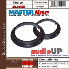 SUPPORTI ALTOPARLANTI ANTERIORI 165 MM PER MERCEDES CLASSE A DAL 2005 IN POI