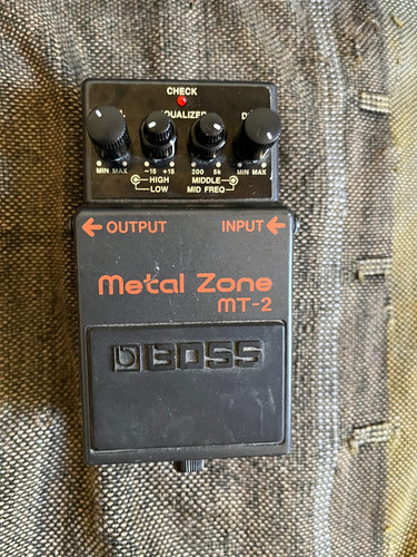 Pedale boss zona metallo - boss, mt-2
