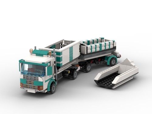 Lego camion con contenitore - con,