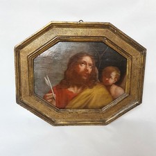 Dipinto Antico Su Tavola San